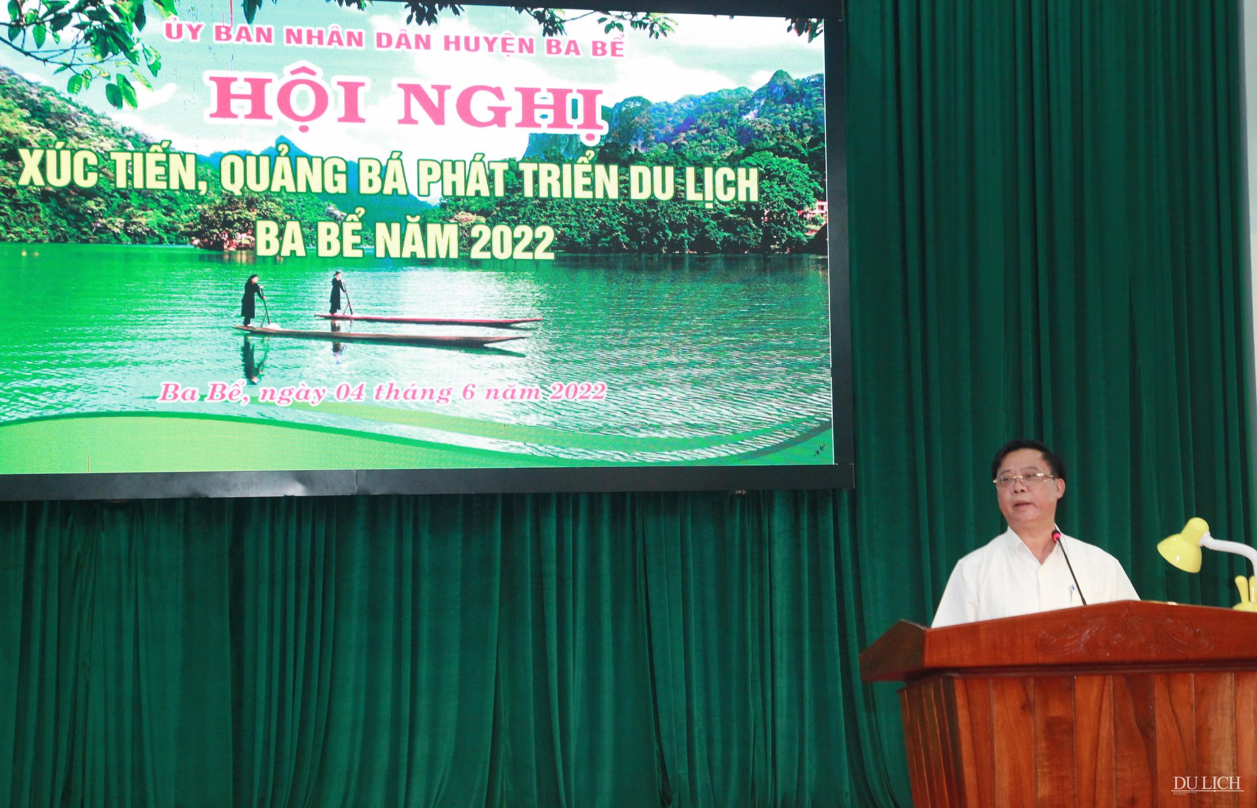 Phó Tổng cục trưởng TCDL Phạm Văn Thủy phát biểu tại Hội nghị